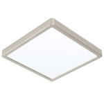FUEVA 6-Z Plafon LED 17,8W RGB+TW IP44 nikiel mat kwadratowy / oprawa natynkowa 901422 EGLO