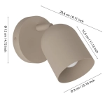TILSTON Spot E14 Piaskowy IP20 / Kinkiet 44161 EGLO