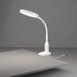 LAURO Lampa biurkowa LED z zaciskiem biała 600lm 2700/4000/6500K 902177 EGLO