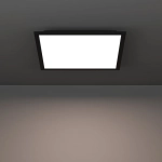 MORADILLO Plafon LED 39,5 cm czarny kwadratowy oprawa sufitowa 902369 EGLO