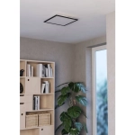 MORADILLO Plafon LED 39,5 cm czarny kwadratowy oprawa sufitowa 902369 EGLO
