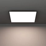 MORADILLO Plafon LED 59,5 cm czarny kwadratowy oprawa sufitowa 902371 EGLO