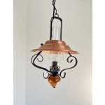 Lampa wisząca w wiejskim stylu RUSTIKA powystawowa - zdjęcie produktu