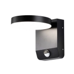 Kinkiet IVER AZ5702 LED 20W 4000K IP54 SENSOR ciemny szary AZZARDO