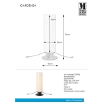 kinkiecik.pl Lampa stojąca Cylinder 70cm GARDEN 24 107985 Markslojd