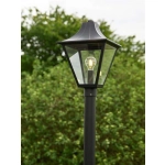 kinkiecik.pl Lampa stojąca Postlamp czarna 1L GARDEN 24 108171 Markslojd