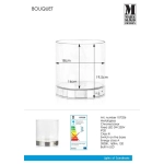 kinkiecik.pl Lampa stołowa 19 cm BOUQUET 107326 Markslojd