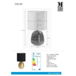kinkiecik.pl Lampa stołowa OSCAR 107068 Markslojd