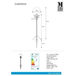 kinkiecik.pl Lampa stojąca Kula 60cm GARDEN 24 107283 Markslojd