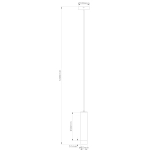 Lampa wisząca Ina 1xE27 40W 340801-06 REALITY