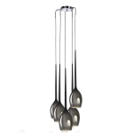 Lampa wisząca Izza 5 smoky AZ2939 AZZARDO