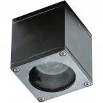Plafon Joe Square (black) AZ4270 GU10 1x Max 35W IP54 METAL GLASS AZZARDO