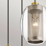 Lampa wisząca Asher II – 3 źródła światła KL-ASHER-3PC-AP Elstead Lighting