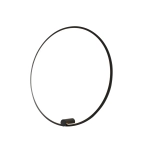 Kinkiet Ringa L 1xLED czarny WL0116-L-BK yaskr