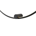 Kinkiet Ringa L 1xLED czarny WL0116-L-BK yaskr