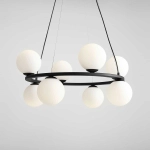 LAMPA WISZĄCA KRONE 8 CZARNY 1085P1 ALDEX - zdjęcie dodatkowe 3