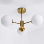 Roma 3 wisząca złota LP-1345/3P GD LIGHT PRESTIGE