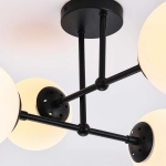 Roma 4 wisząca czarna LP-1345/4P BK LIGHT PRESTIGE