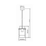 kinkiecik.pl Lampa wisząca Savona 1 LP-707/1P LIGHT PRESTIGE