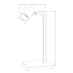 kinkiecik.pl Snow biurkowa biała LP-731/1T WH LIGHT PRESTIGE