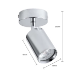 Belize 1 spot chrom IP44 LP-734/1W CH LIGHT PRESTIGE