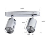 Belize 2 spot chrom IP44 LP-734/2W CH LIGHT PRESTIGE