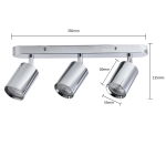 Belize 3 spot chrom IP44 LP-734/3W CH LIGHT PRESTIGE