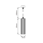 kinkiecik.pl Tokio wisząca 1 Tuba Biała LP-787/1P WH LIGHT PRESTIGE