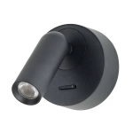 Kinkiet LUGANO AZ5628 LED 3W 3000K czarny AZZARDO