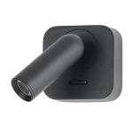 Kinkiet LUGANO AZ5655 LED 3W 3000K czarny AZZARDO