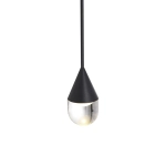 Lampa Wisząca Nata 1xLED czarna PL0104-BK yaskr