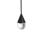 Lampa Wisząca Nata 1xLED czarna PL0104-BK yaskr