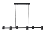 Lampa Wisząca Noe Long 6xGU10 czarna PL0111-BK yaskr