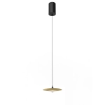 Lampa Wisząca Otos 1xLED Szczotkowane Złoto PL0145 yaskr