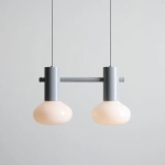 LAMPA WISZĄCA FLO 2 SZARY S (opal glass) 7000H22_S Aldex - zdjęcie dodatkowe 1