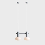 LAMPA WISZĄCA FLO 2 SZARY S (opal glass) 7000H22_S Aldex - zdjęcie dodatkowe 2