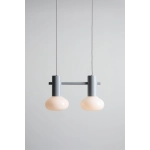 LAMPA WISZĄCA FLO 2 SZARY S (opal glass) 7000H22_S Aldex - zdjęcie dodatkowe 3