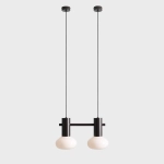 LAMPA WISZĄCA FLO 2 MOKKA S (opal glass) 7000H28_S Aldex - zdjęcie dodatkowe 2