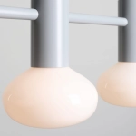 LAMPA WISZĄCA FLO 3 SZARY S (opal glass) 7000E22_S Aldex - zdjęcie dodatkowe 3