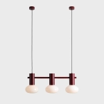 LAMPA WISZĄCA FLO 3 RUBY S (opal glass) 7000E27_S Aldex - zdjęcie dodatkowe 2