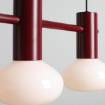 LAMPA WISZĄCA FLO 3 RUBY S (opal glass) 7000E27_S Aldex - zdjęcie dodatkowe 3