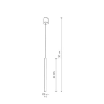 Lampa wisząca LASER 490 WHITE 8796 Nowodvorski - zdjęcie dodatkowe 1
