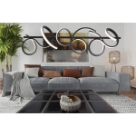 Lozanna - lampa wisząca LED czarny mat 343301-30 REALITY