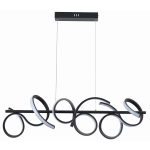 Lozanna - lampa wisząca LED czarny mat 343301-30 REALITY