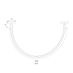 Magnetic M0022N Lampa Magnetyczna System On/Off 20W 1404LM 3000K Maxlight