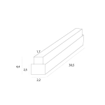 Zasilacz wewnętrzny 300W do szyn magnetycznych biały MA0032 MaxLight