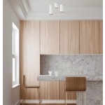Manacor oczko białe ze złotym ringiem 17 cm LP-232/1D - 170 WH/GD Light Prestige