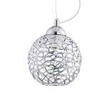 Lampa wisząca AMASO chrom śr. 15cm 20371 ALFA