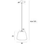 Lampa wisząca Pot P0582 MaxLight