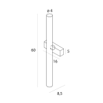 Kinkiet Thora 12W IP44 W0420D MaxLight